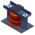 SLRW-MAS - Welded Restrained Rolling Lobe Air Spring Mounts